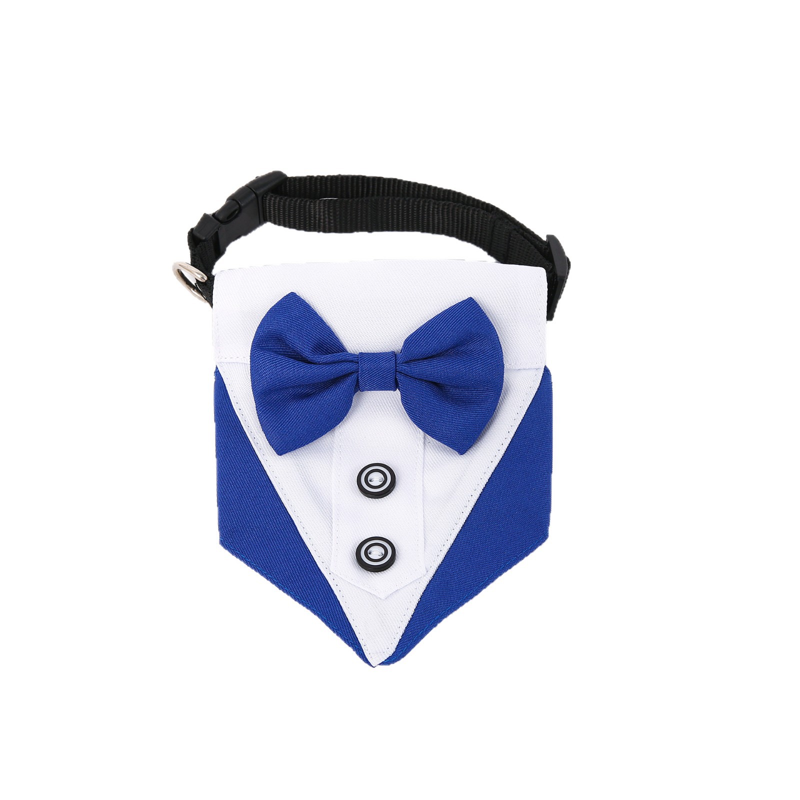 Transfronterizos nuevos trajes de boda de estilo británico perros y gatos toallas de saliva de boda toallas de triángulo para mascotas bufandas suministros