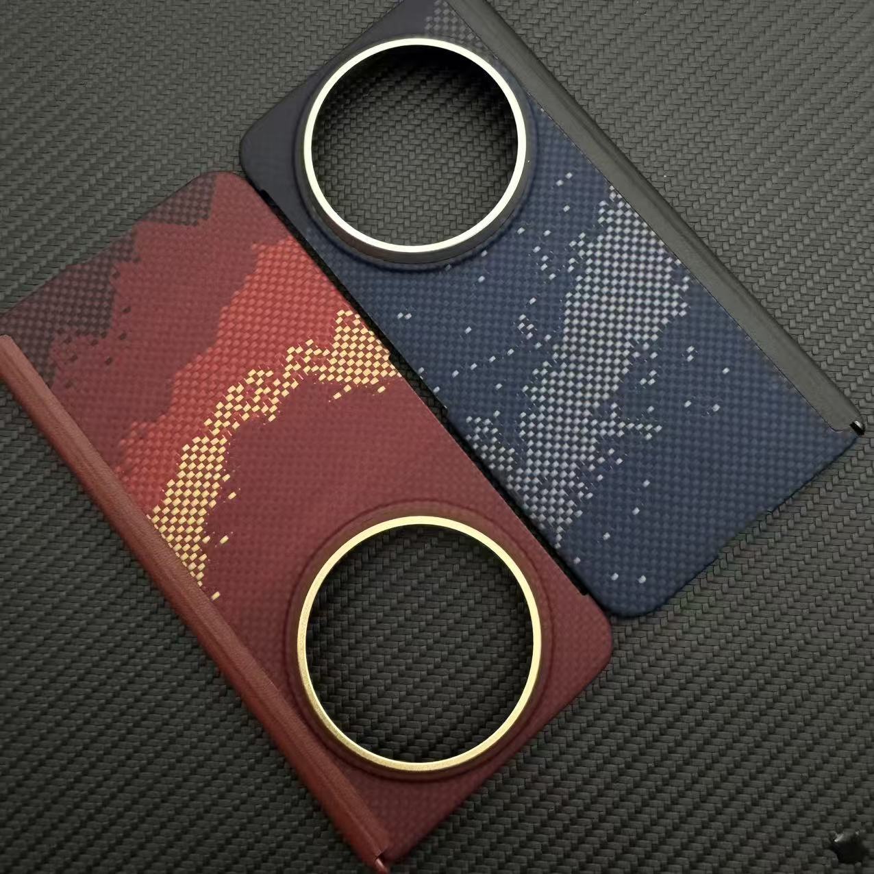 适用VIVOxfold6手机壳全包凯夫拉超薄芳纶纤维保护套防摔