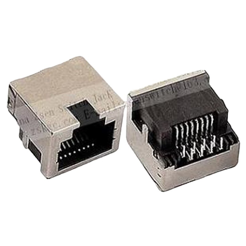 耐温RJ45网孔插座沉板  供应沉板RJ45母座  厂销沉板小型RJ45插口