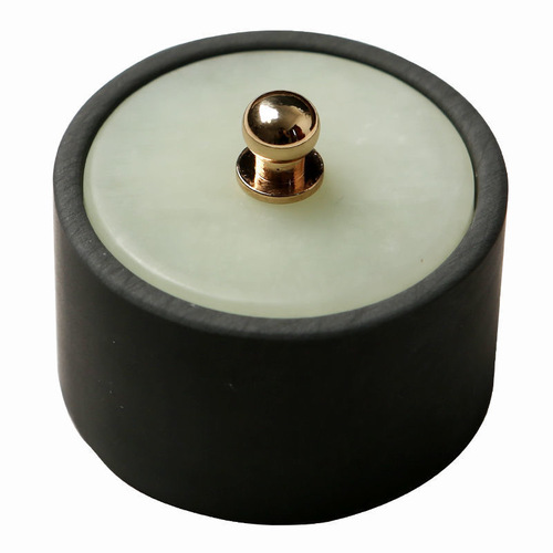 Xiaokai inkstone portable natural stone inkstone with cover for sutra copying and calligraphy boxed Xiaokai inkstone