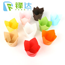 小号防油纸郁金香杯110x110x35mm蛋糕纸杯纸托火焰马芬杯麦芬玛芬