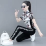 跑步立领短袖夏季运动服