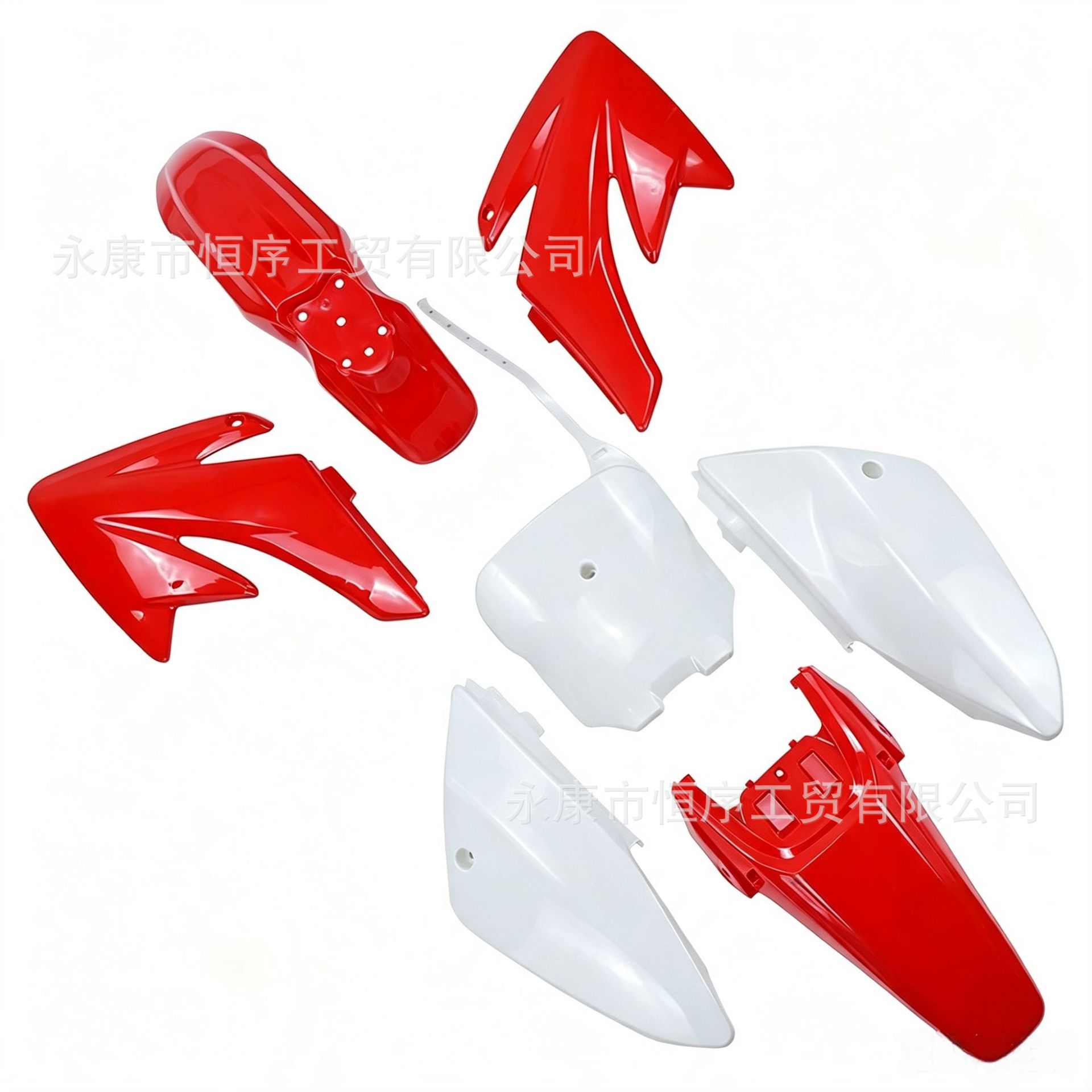 CRF70 off-road motorcycle plastic body shell is suitable for Honda 70 Huayang Big Eagle off-road vehicle body shell
