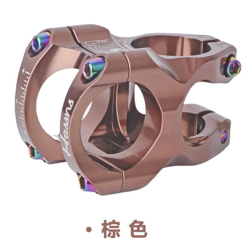 HASSNS 超轻镂空35mm轻量化高强度速降立管山地车全CNC工艺铝把立|undefined