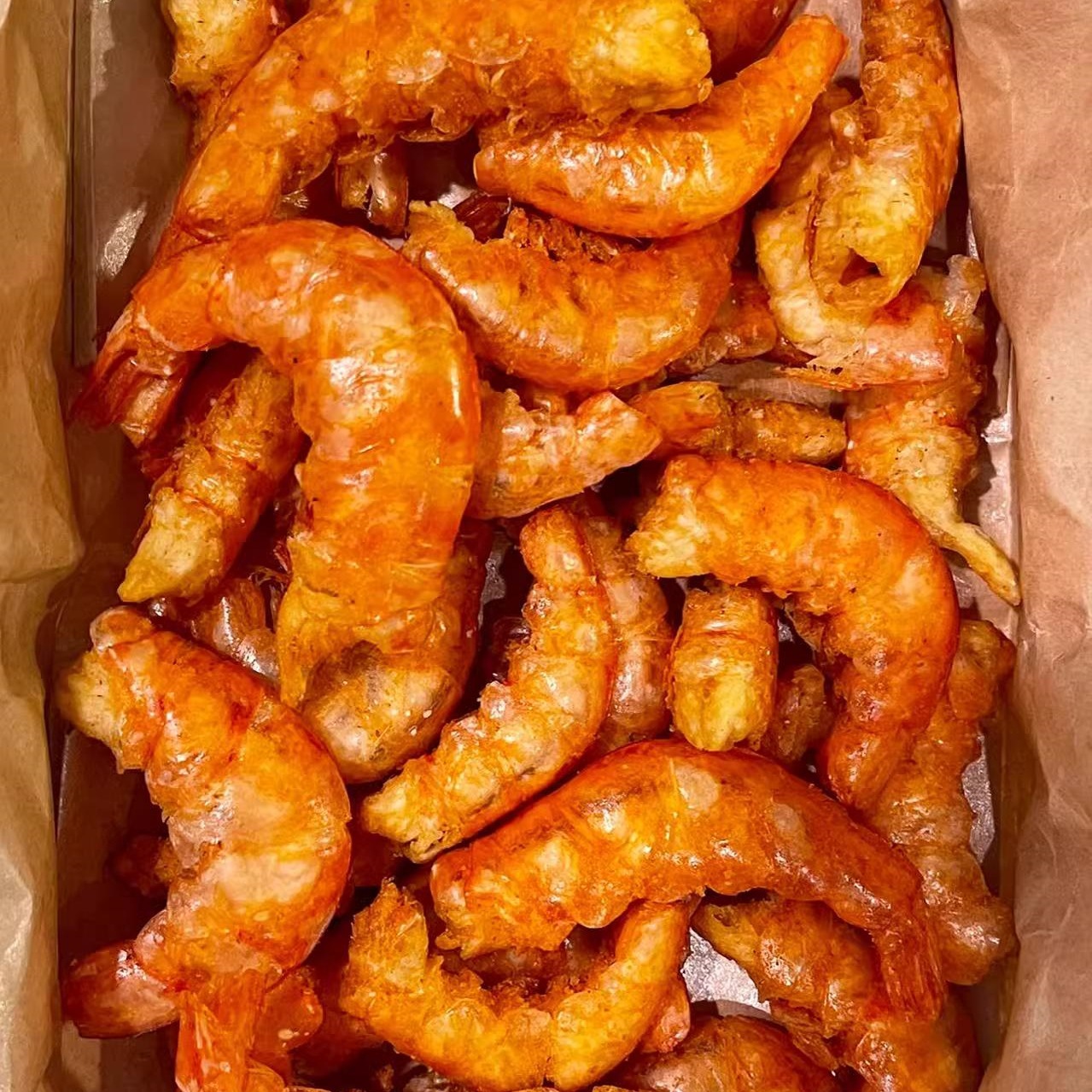 岛屿海味烤海虾舟山特产香酥鲜虾干烤虾干脆脆虾开袋即食海鲜熟食