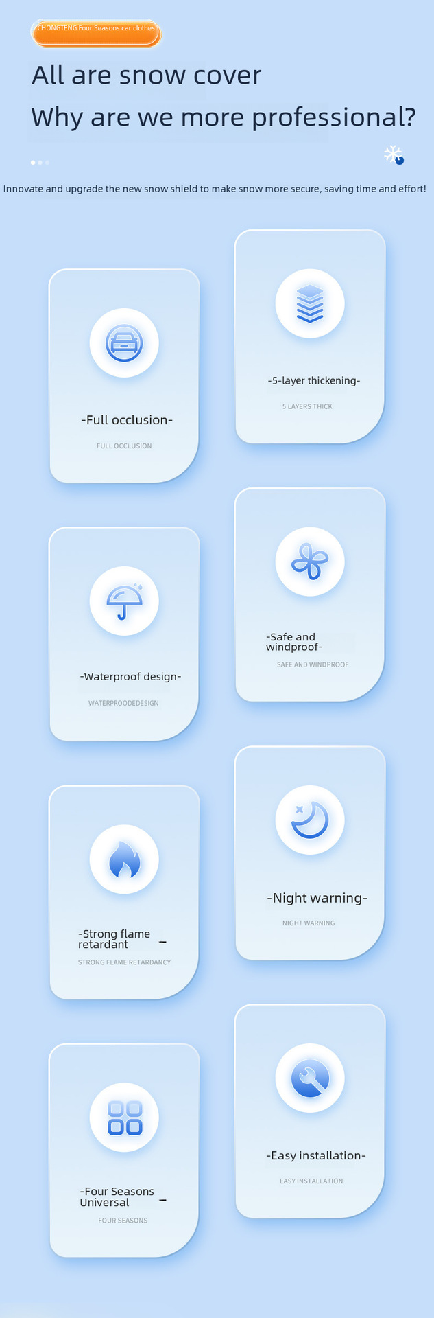 Auto-Windschutzscheibenabdeckung 8