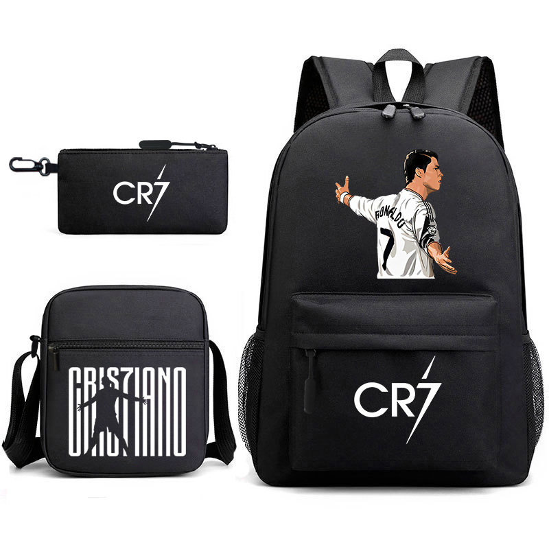 Mochila de tres piezas, mochila para hombres y mujeres, mochila a prueba de salpicaduras [una también es precio al por mayor] mochila de espalda protectora