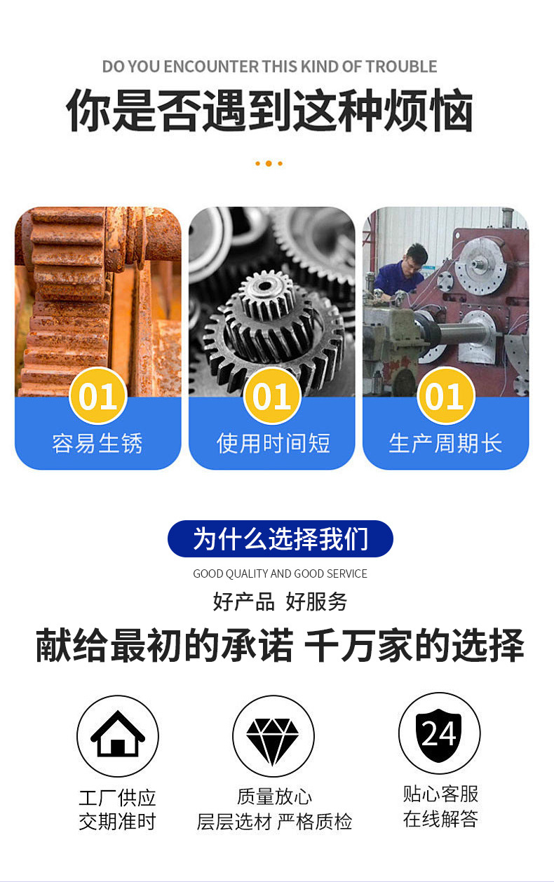 Manufacturer Processes Cylindrical Gears, Precision Pinion Gears, Transmission Gears, Industrial Helical Sprockets, and High-Precision Transmissions
