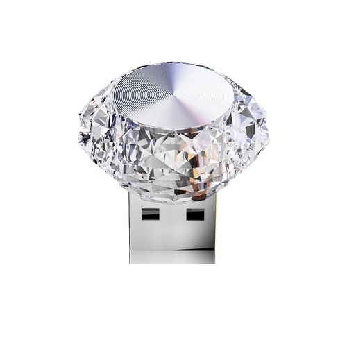 Car LED 7-color gradient flash car interior USB light night light interior decoration ambiance light