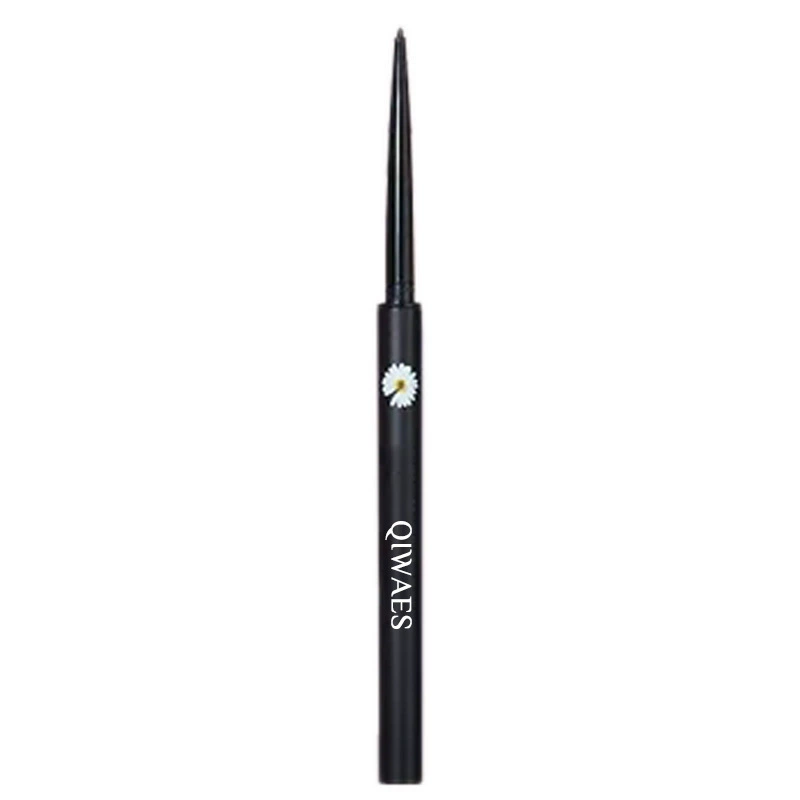 Водостойщий коричневый карандаш для глаз, eyelash? нет; eye makeup = макияж глаз, без размазывания
