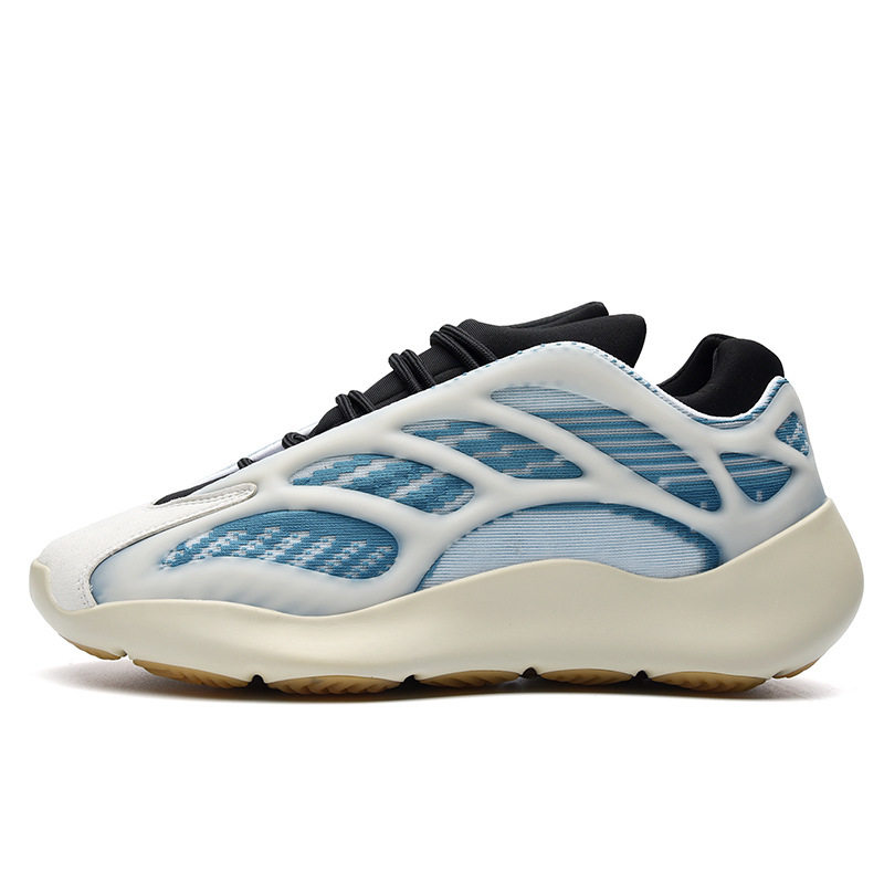 Giày sneaker nam kiểu dad shoes đế bằng, thân cổ thấp, phối màu, tăng chiều cao — Trắng đen, màu đen