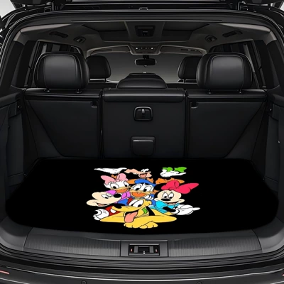 Avtomobil döşəmə paspasları — for All Seasons, Dust-Proof and Dirt-Resistant - jn-trunk-mat-13-75100cm-crystal-velvet-dot-bottom