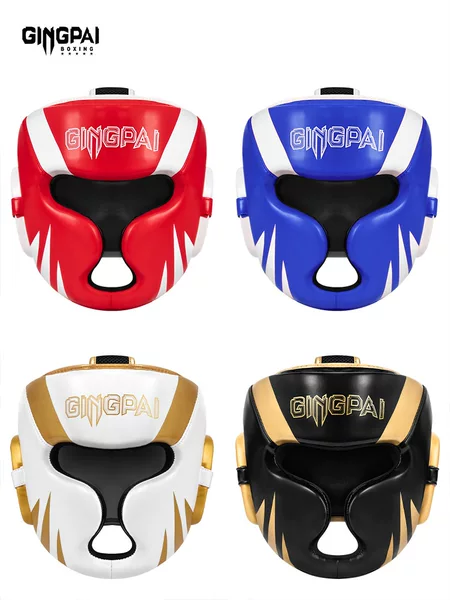 Boxing Helmet for Children and Adults, Fighting Headgear, Mask, Sanda Protective Gear, Beam Monkey Face Chin Guard, Taekwondo