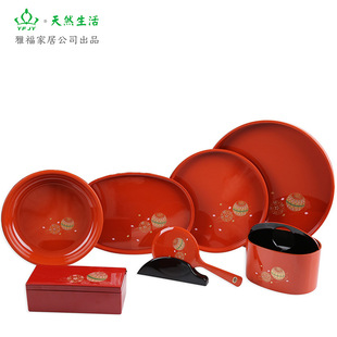 Японская серия Jizhou Lacquerware [Ball and King] Импортируемые посуды ежедневные предметы первой необходимости для удивления жизни