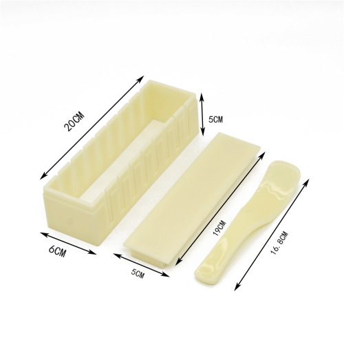 New square three-piece set of sushi molds, seaweed and seaweed rice grinding tools, rice ball roll sushi tools