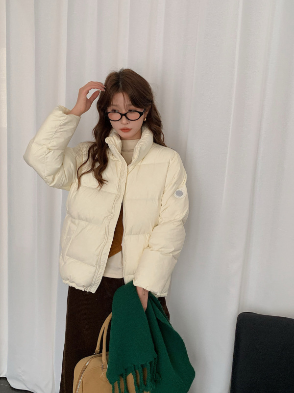 新国标90%2025年羽绒服女冬季加厚韩版小个子宽松面包服宽松型|undefined