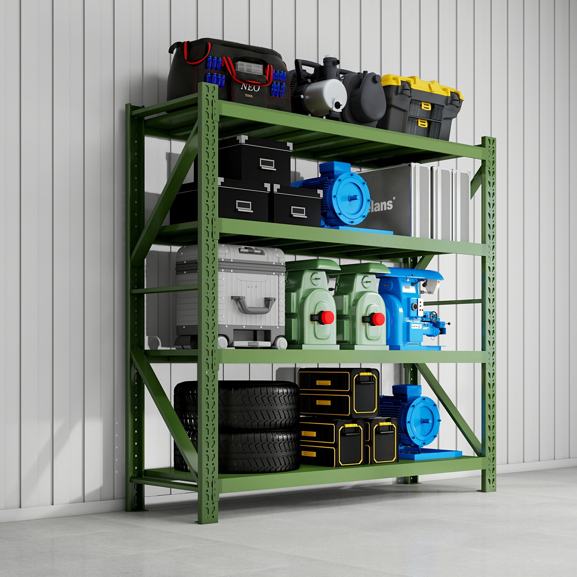 重型仓库货架仓储货架重型落地展示架加厚货架物流多功能铁架批发