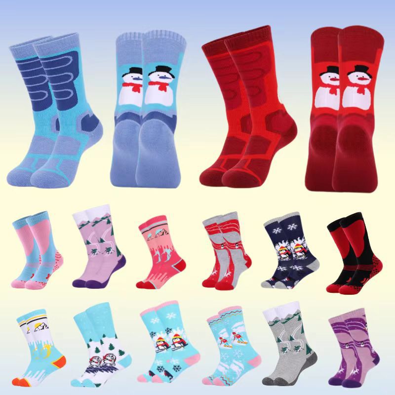 Children's ski socks thickened quick-drying non-slip wool warm professional outdoor sports adult women's men's wholesale