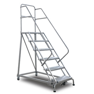 [Wholesale Supply] Stainless Steel Movable Pickup Ladder, Warehouse Ascending Ladder, Warehouse Replenishment Ladder