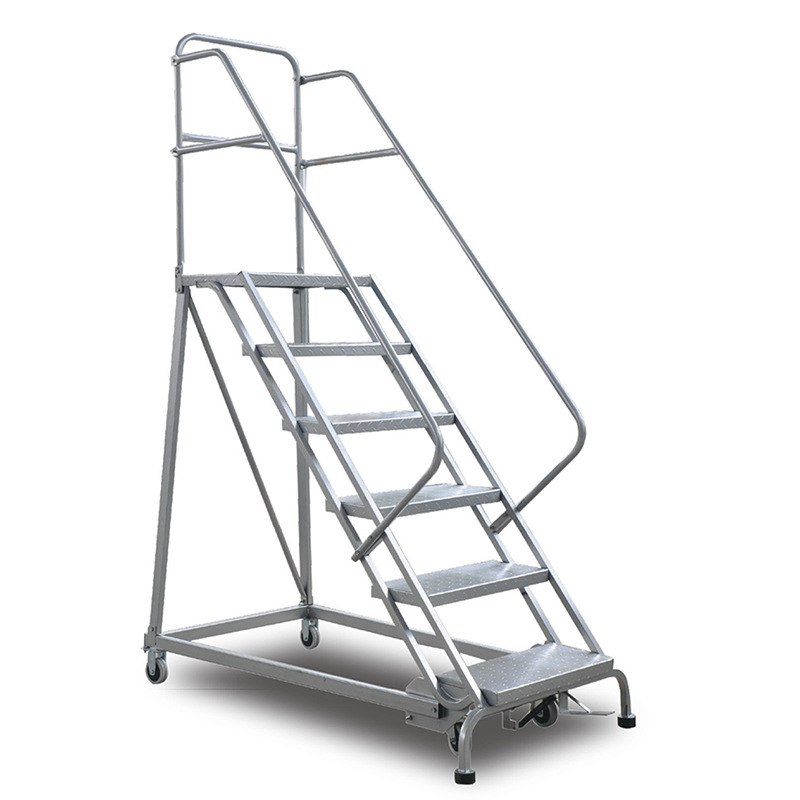 【批发供应】不锈钢可移动取货梯，仓库登高梯，仓库补货梯