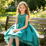 Наряд маленькой принцессы, кружевное свадебное платье, подходит для подростков, юбка-пачка