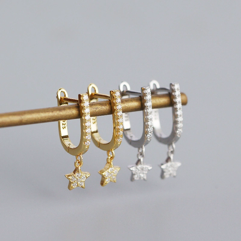Серебряные серьги бренда, европейский стиль, образец Silver 925, Aliexpress