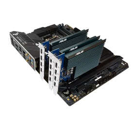 华硕 GT730-4H-SL-2GD5（4HDMI 家用办公分屏显卡4屏显示输出适用