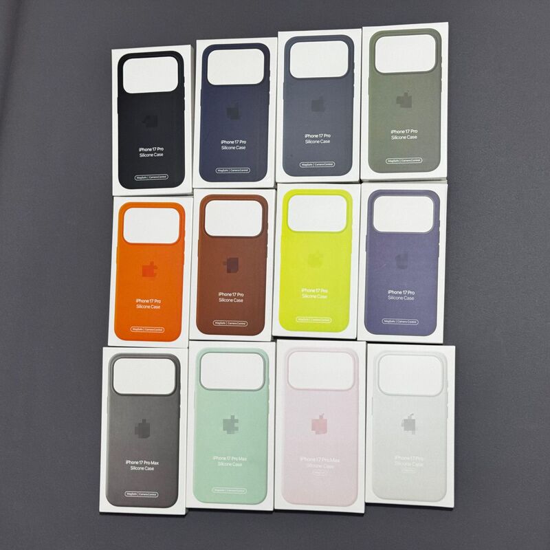 Suitable for Iphone17Promax Liquid Silicone Mobile Phone Case Official Magnetic Animation Apple 17 All-Inclusive Protective Case