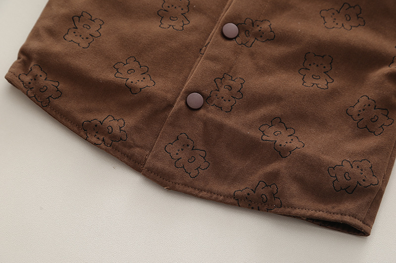 Set camicia foderata in pile e pantaloni per bambino inverno_voghion.com