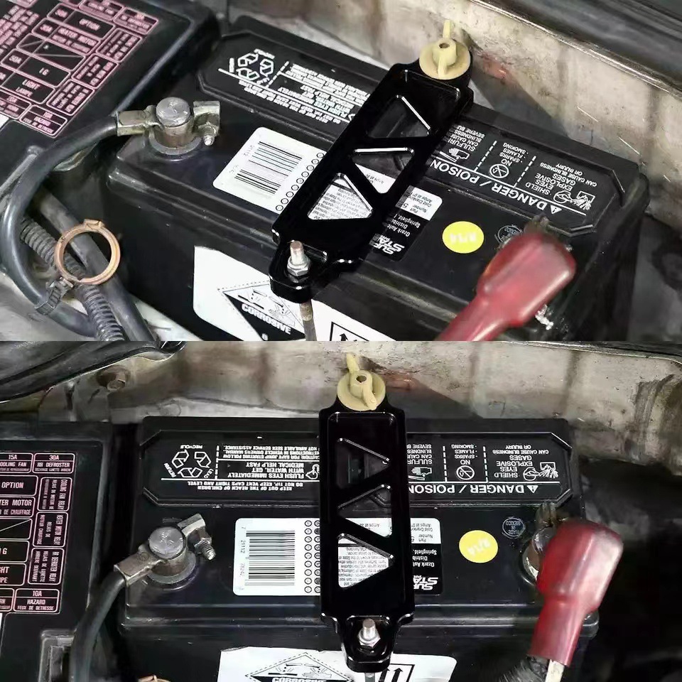 自動車部品バッテリブラケット固定架バッテリフックバッテリブラケット改造軽量化非ステンレスシリコンパッド