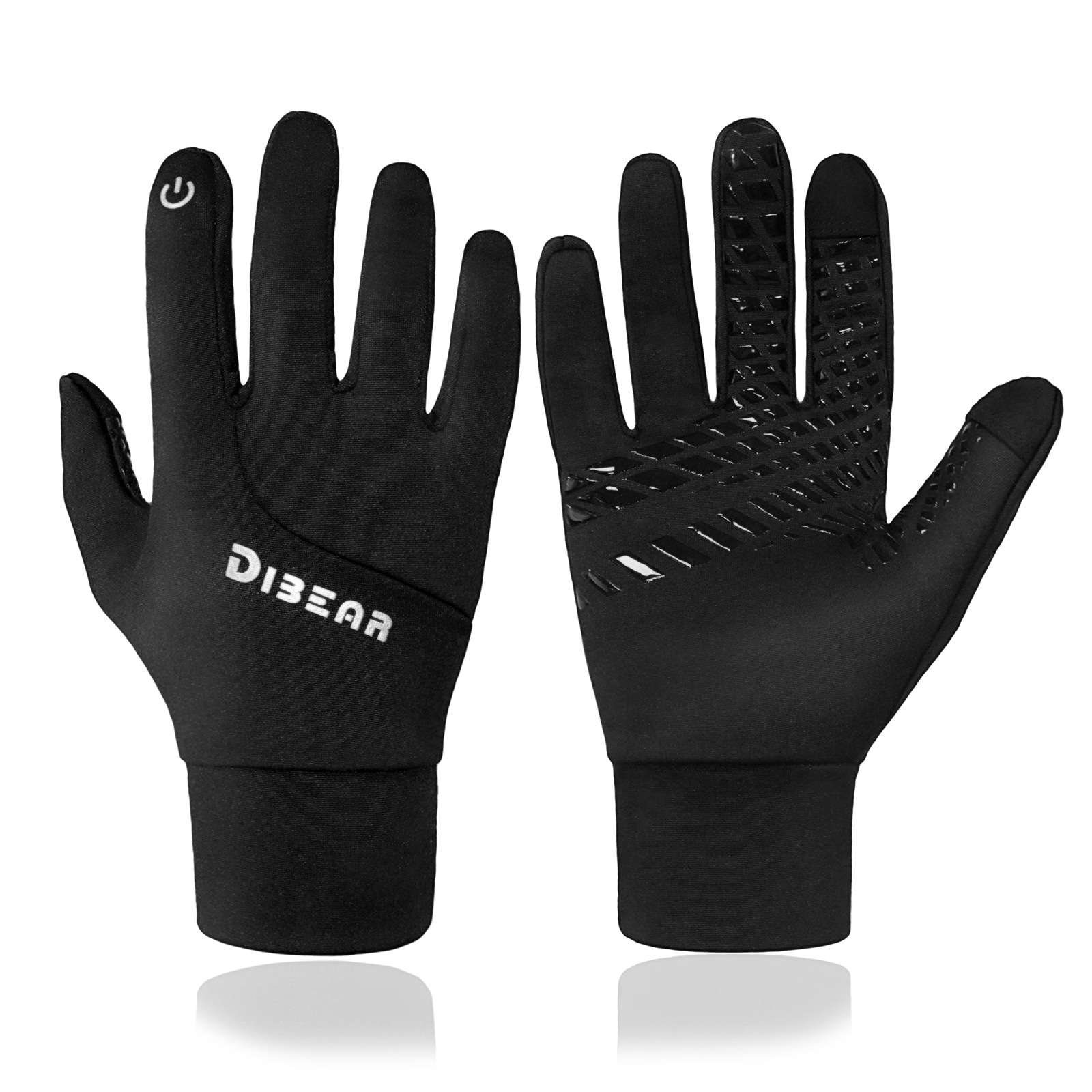 DIBEAR fabricante de pantalla táctil de invierno personalizada correr deportes al aire libre ciclismo cálido bicicleta fitness guantes antideslizantes