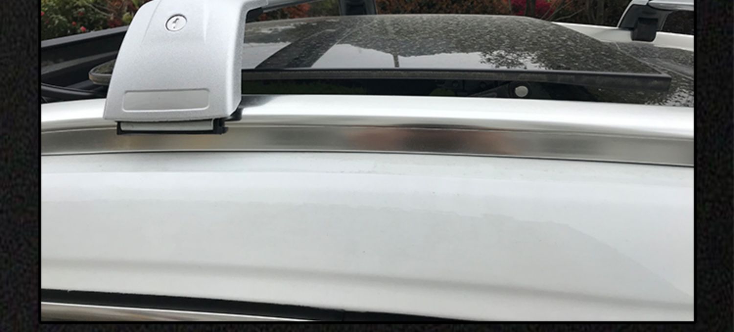 Universal car roof load-bearing crossbar, aluminum alloy lockable crossbar, modified travel rack crossbar bracket