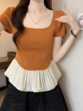 6887#��ʽײɫƴ�ӷ��I����T��Ů�ļ��[���~߅ȹ�[���������@��