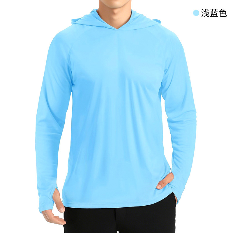 户外防晒衣男女夏季防紫外线冰丝透气速干连帽外套钓鱼防晒服批发|undefined