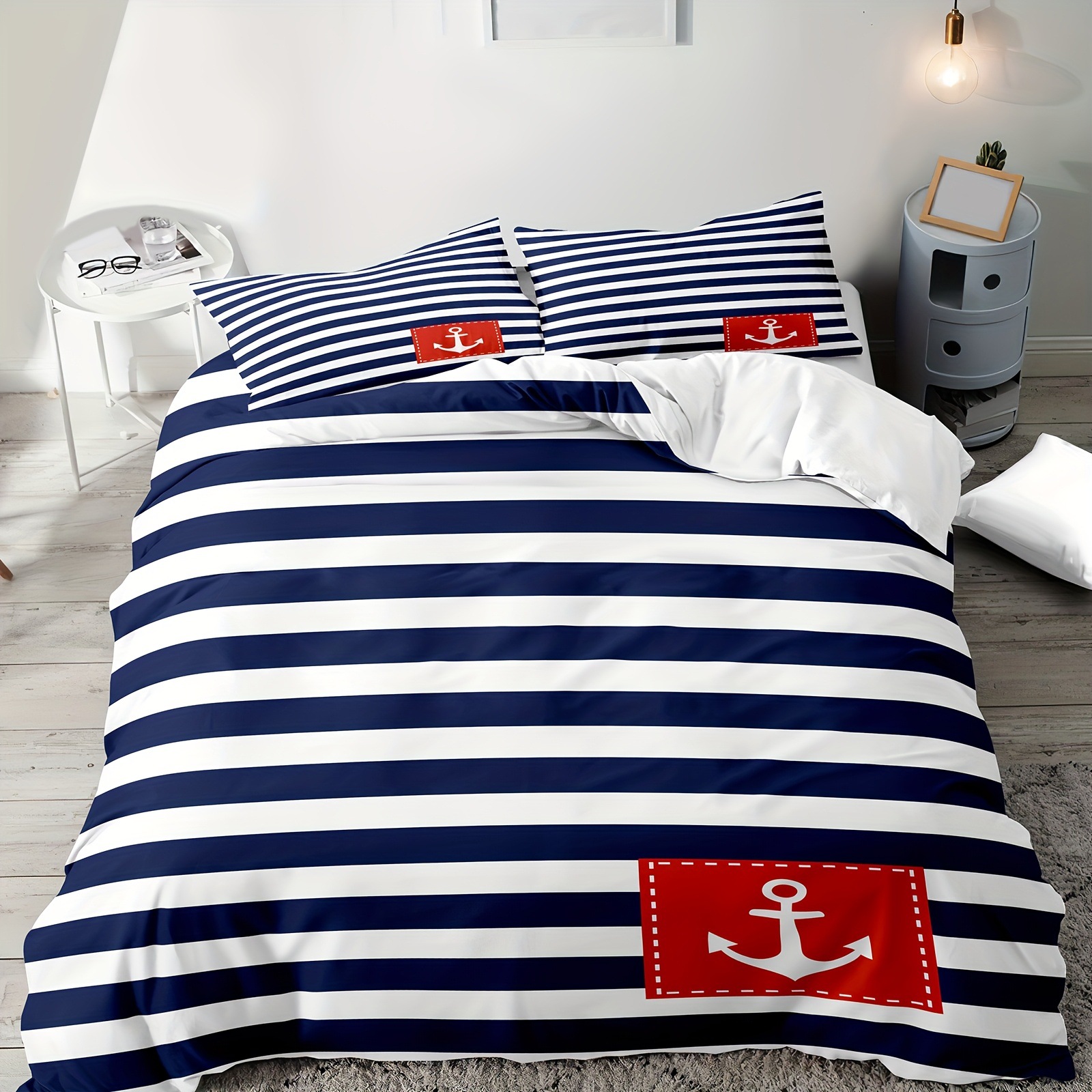 Texteles caseros abrasivos impresión digital piel-profiliable edredón kit de barco flácida mano fábrica de fuente TEMU / JIT Nordic