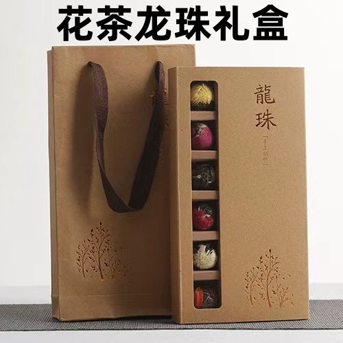 Оптовая продажа Yunnan Pu'er Tea Rose Jasmine Tea Pu'er сырой чай Dragon Ball Peony Flower Ball 6 ароматов 18 подарочных коробок