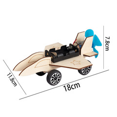 DIY Fighter Jet Science Project for Elementary Students - Children's Fun Invention Hand Assembly Educational Toy