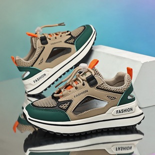Boys Shoes Summer New Arrival Frame Shoes Hollow Breathable Teenager sneaker Parent-Child Children Casual Mesh Shoes