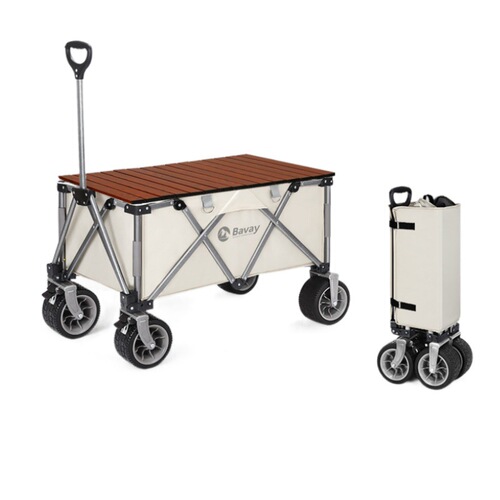 Beihuan camping cart folding camping small trailer camp trolley picnic cart light folding simple trolley