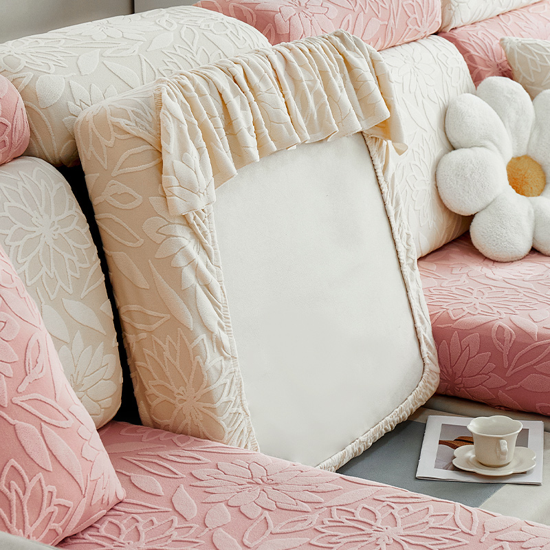 Cream Wind Elástico Falda sofá cubierta nueva 2024 sofá antideslizante cubierta todo incluido cubierta universal anti-gato tela de agarración