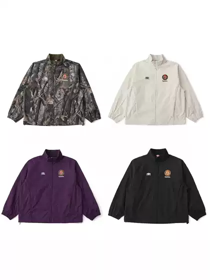 Supreme Cotton Ripstop Track Jacket with Mesh Lining, Zip Closure and Elastic Drawstring Long Sleeve