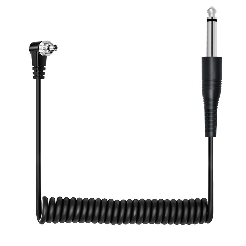 Línea de lámpara de flash Línea de flash síncrono de cámara digital 3,5mm a PC 2,5 a PC línea síncrona