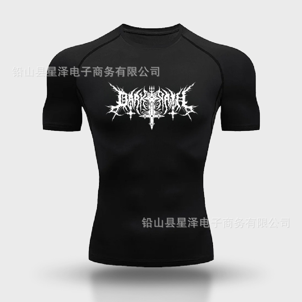 sports base quick dry breathable elastic T-shirt for gym for…