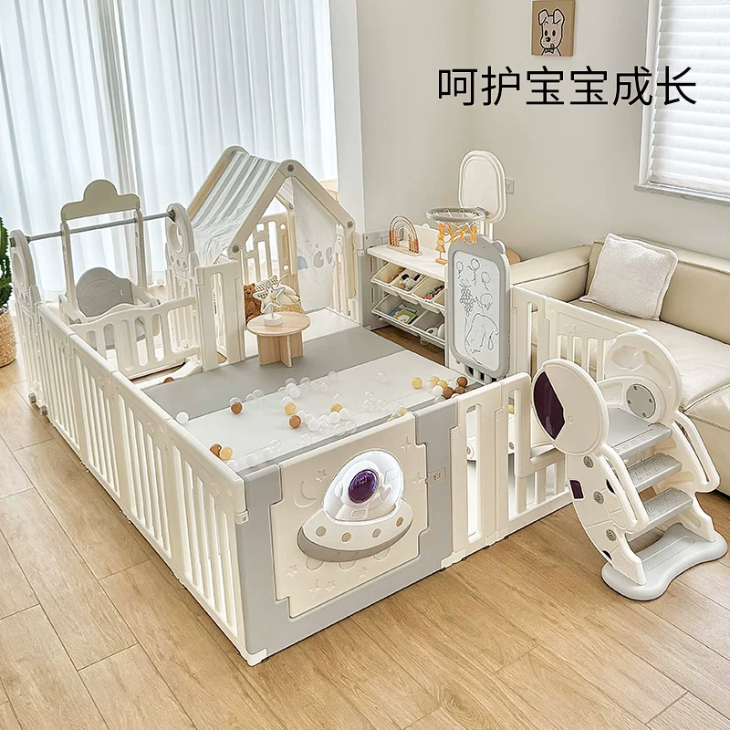 Children's fence for crawling, game mat