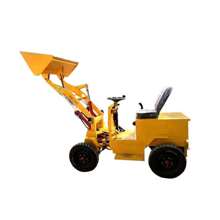四驱小型装载机 农用铲车液压轮式推土升降铲车养殖场抓木机
