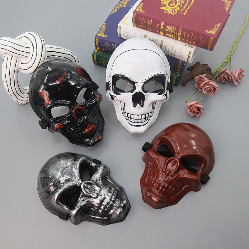 Máscaras de terror de Halloween máscaras de calaveras fantasmas antiguas máscaras guerreras CS fanáticos del ejército de campo de Halloween terror