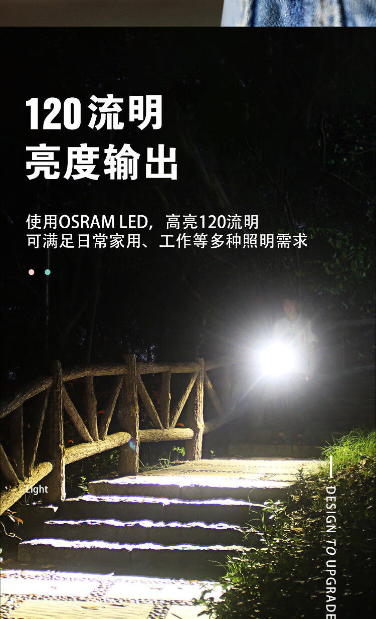 Leimingtu Edc01 Flashlight, Strong Light, Waterproof Mini Keychain Flashlight, Portable Emergency Lighting