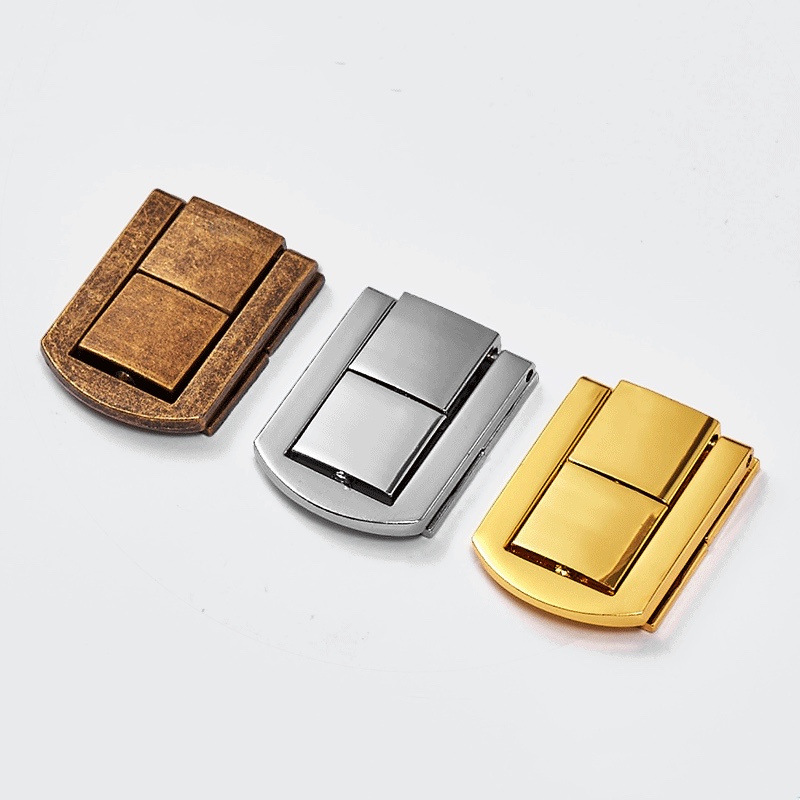 厂家批发箱包包装盒锁扣工艺礼品盒扣首饰盒搭扣仿古锁扣花扣