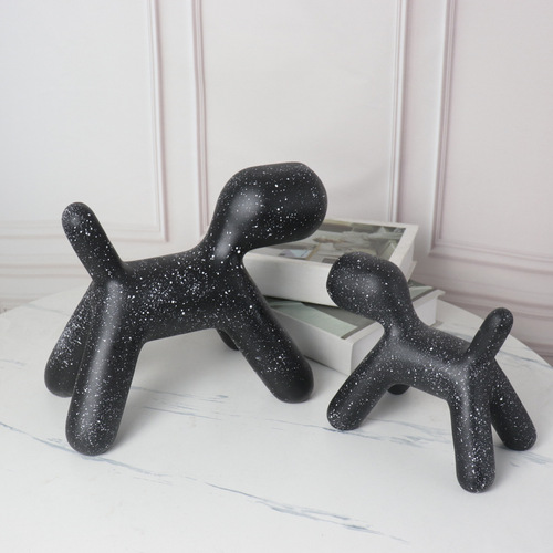 Balloon Dog Spotted Dog Creative Home Decor Designer Living Room Abstract Ornament Bedroom Children's Room Small Shelf Suggestion