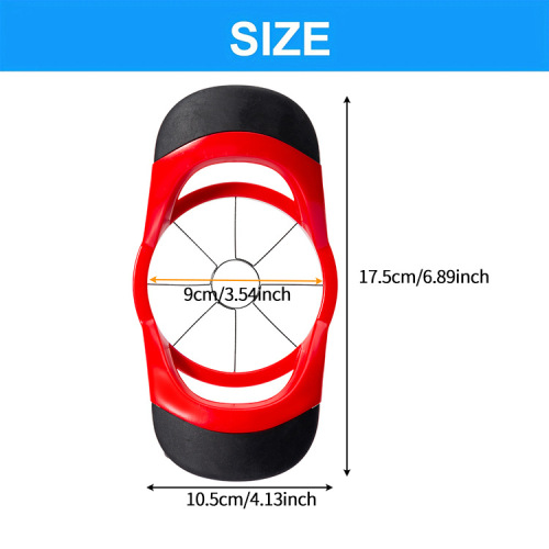 Thickened stainless steel apple slicer with plastic handle fruit pitter fruit core remover fruit cutting core separator wholesale